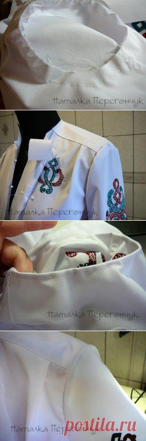 Обработка пройм двойным (выворотным) швом | Наталка Перегончук