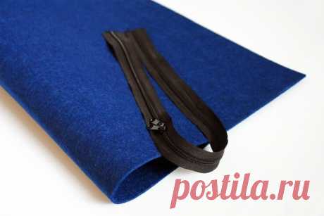 Стильная сумочка-клатч из фетра