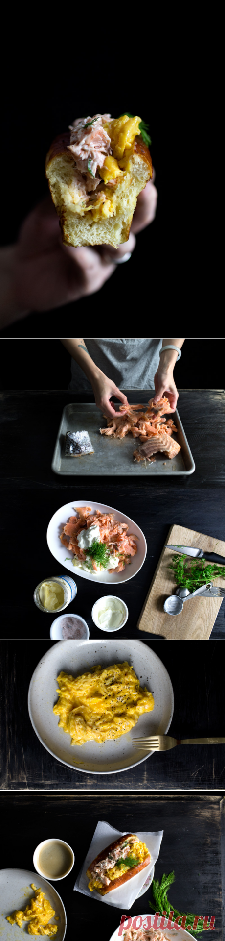 Холодные и теплые СЕМГИ яичница ROLLS - Леди и детеныш - гневное блог пищи