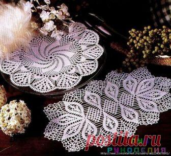 Салфетки крючком - Клуб рукоделия Салфетки крючком Похожие записи Летняя туника крючком Летняя туника крючком Вязаные коврики.Схемы Вязаные коврики.Схемы Пуловер с длинными рукавами (крючок)... Размеры: S-M/L-XL Вам потребуется: 12/14 мотков…