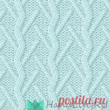 Красивые узоры спицами