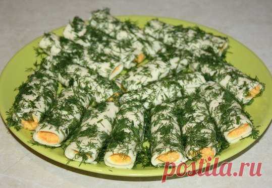 ЗАКУСОЧНЫЕ СЫРНЫЕ ТРУБОЧКИ