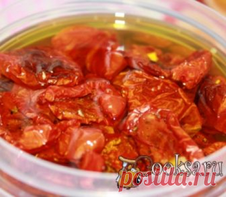 Вяленые помидоры в оливковом масле с чесноком и травами фото рецепт приготовления