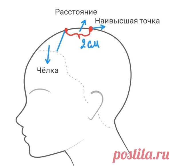 Как определить густоту волос для чёлки
Многие мамы и бабушки самостоятельно формируют чёлки своим девочкам. И моя мама так делала. Всё бы ничего, но с густотой чёлки часто возникают проблемы. По разным причинам у многих она получается густой, а у некоторых прямо от макушки.
Как правильно отделить чёлку от основной массы волос:
Необходимо найти наивысшую точку головы во фронтально-теменной зоне. Именно от неё все волосы распадаются по естественному ниспаданию, росту волос.
...