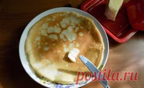 Блины классические на молоке — БЛИНЧИК