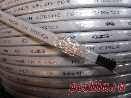 Греющий кабель саморегулирующийся SRL