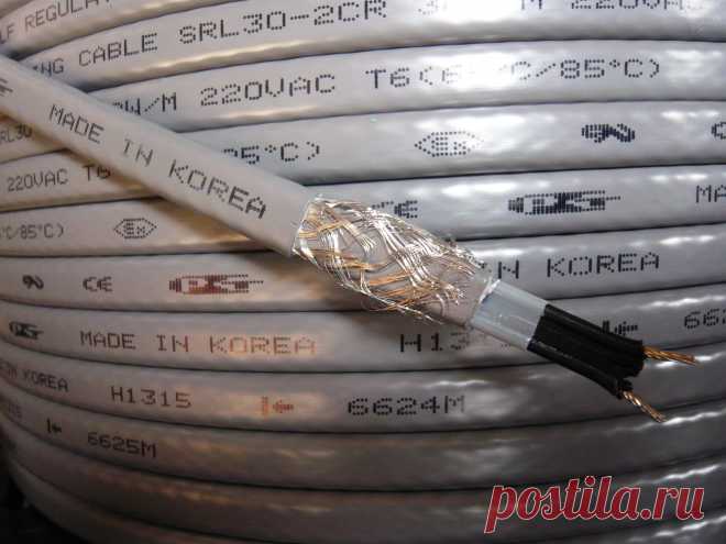 Греющий кабель саморегулирующийся SRL