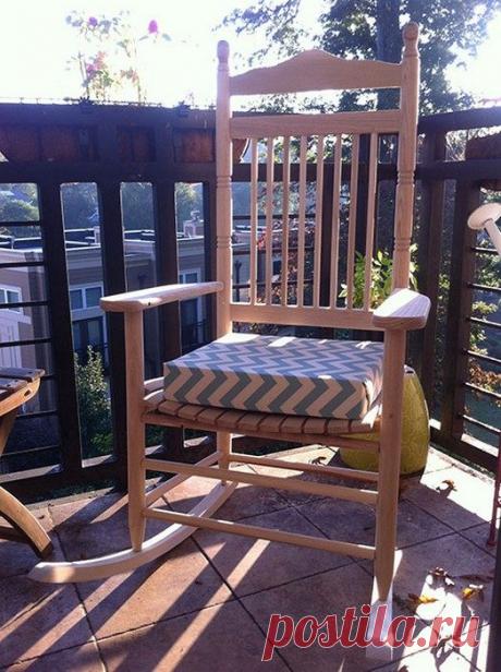 Делаем новое сидение для стула за 10 минут / Я - суперпупер