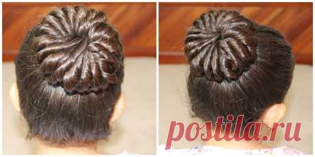 Coque rosquinha estiloso / Penteados - YouTube