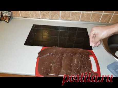 ОТБИВНЫЕ ИЗ ПЕЧЕНИ ВКУСНЫЕ И СОЧНЫЕ