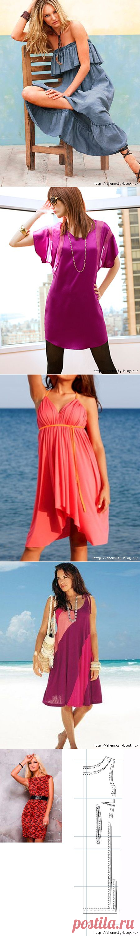 Шьем летние платья своими руками: 14 модных выкроек!.