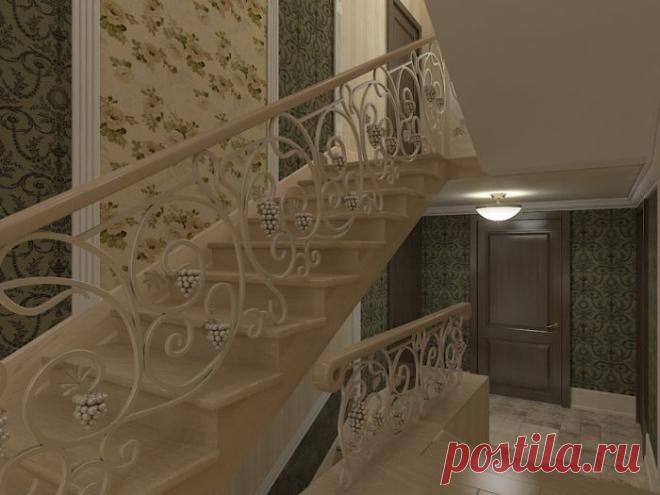 Как оформить лестничную площадку в частном доме | Наш уютный дом
