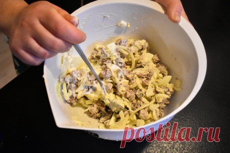 Показываю как я готовлю салат «Мужской каприз»: уж очень он вкусный, готовлю постоянно для мужа | Готовим с Екатериной Койдой | Яндекс Дзен