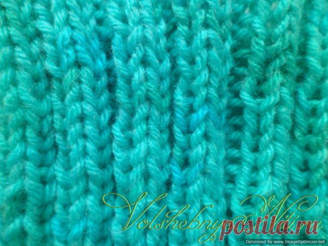 Почему резинка 2 х 2 лучше резинки 1 х 1 ? Описание и схема узора.