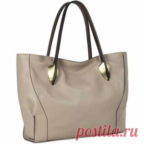 Сумка женская Gaude 8700C kid luna Купить итальянскую бежевую большую мягкую женскую сумку из натуральной кожи на плечо на длинных ручках с доставкой по Москве и всей России в интернет-магазине модных женских сумок и аксессуаров