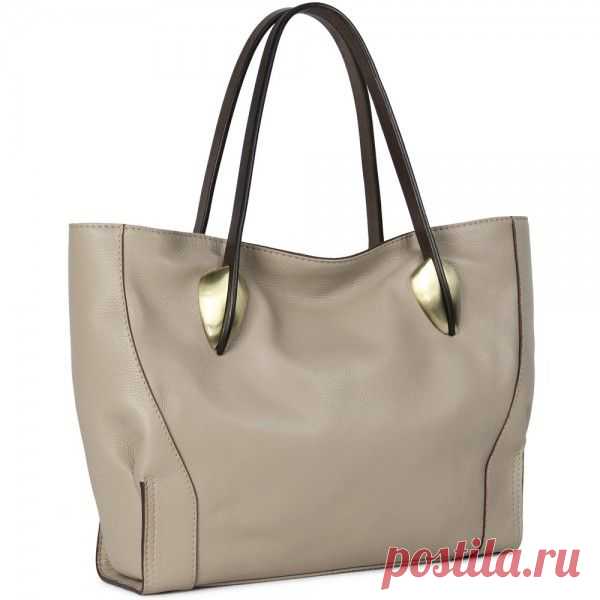 Сумка женская Gaude 8700C kid luna Купить итальянскую бежевую большую мягкую женскую сумку из натуральной кожи на плечо на длинных ручках с доставкой по Москве и всей России в интернет-магазине модных женских сумок и аксессуаров