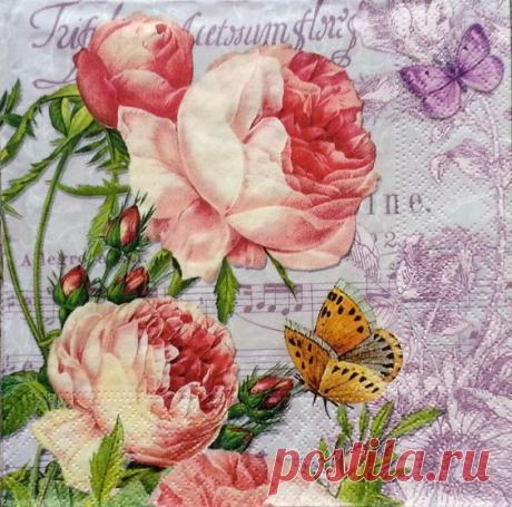 Декупажные картинки с бабочками