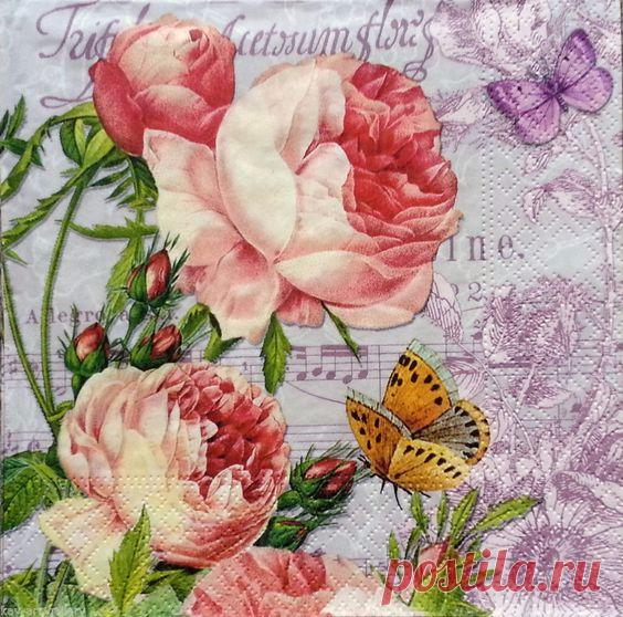 Декупажные картинки с бабочками