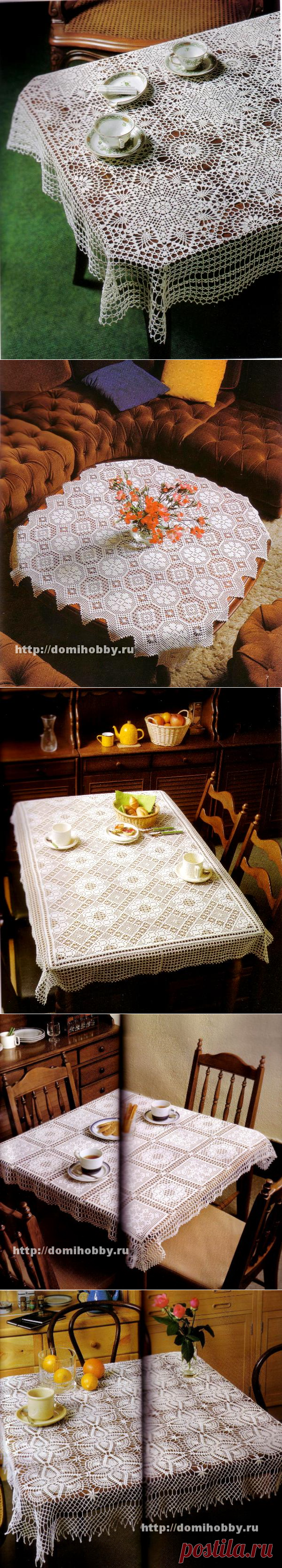 Скатерти крючком