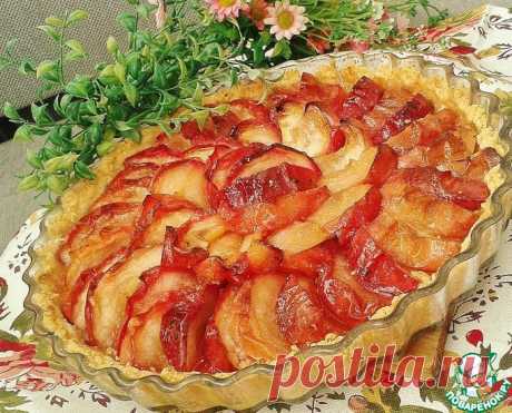 Нормандский яблочный пирог Кулинарный рецепт
