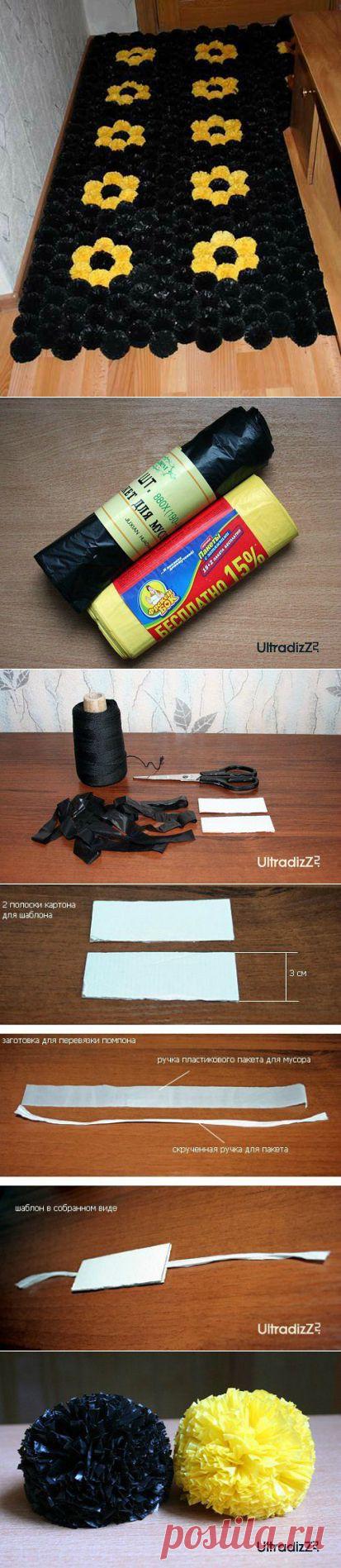 Из целлофановых пакетов