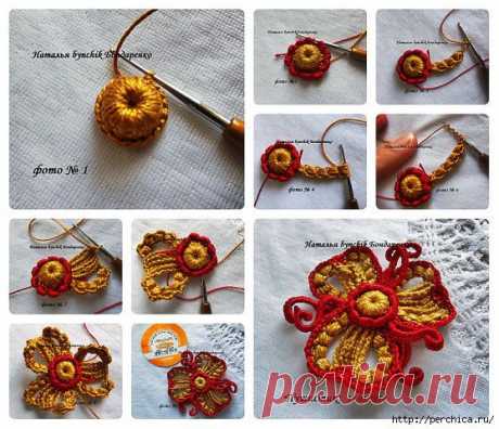 Мастер-классы цветов ирландского кружева от bynchik .