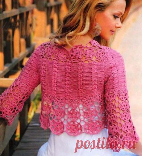 Болеро крючком » Сайт &quot;Ручками&quot; - делаем вещи своими руками