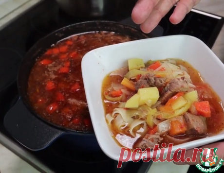 Лагман с картофелем – кулинарный рецепт