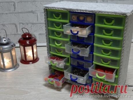Мастер-класс : Делаем комодик-органайзер по мелочевку | Журнал Ярмарки Мастеров