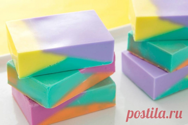 Как сделать цветное мыло своими руками в домашних условиях - мастер-класс и фото