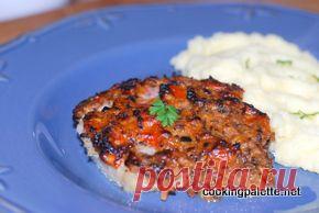 Треска в оливково-томатной корочке (тилапия, пикша) - Cooking Palette » Cooking Palette