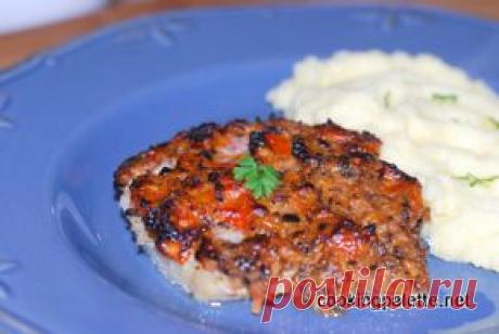 Треска в оливково-томатной корочке (тилапия, пикша) - Cooking Palette » Cooking Palette