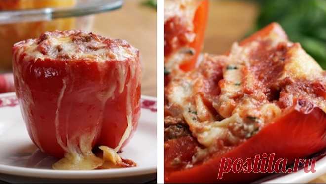 Фаршированные перцы Лазанья. Сочные и невероятно вкусные! Мое коронное блюдо!