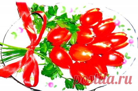 Салат «Тюльпанчики»