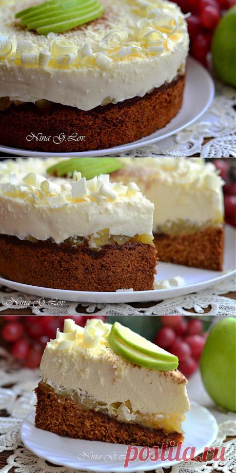 With love, taste and beauty... : Торт-Мусс "Медово-яблочный"