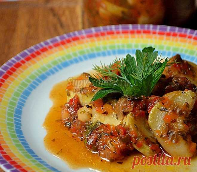 Кабачки по-грузински. Пошаговый фото-рецепт