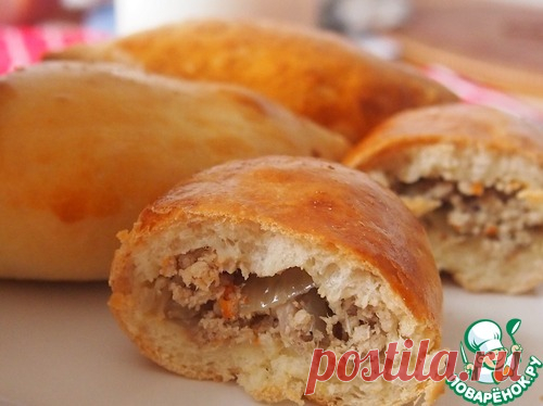 Пирожки с мясом - кулинарный рецепт