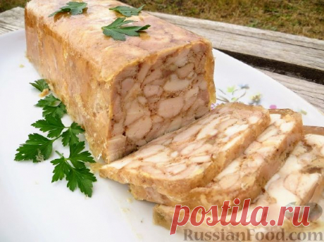 Рецепт: Курица в желе на RussianFood.com