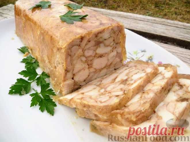 Рецепт: Курица в желе на RussianFood.com