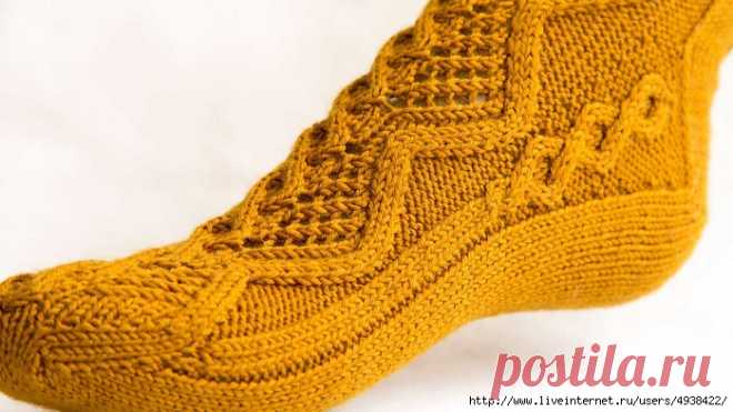 Женские носочки - A Case of Lace Socks by Yarnissima.