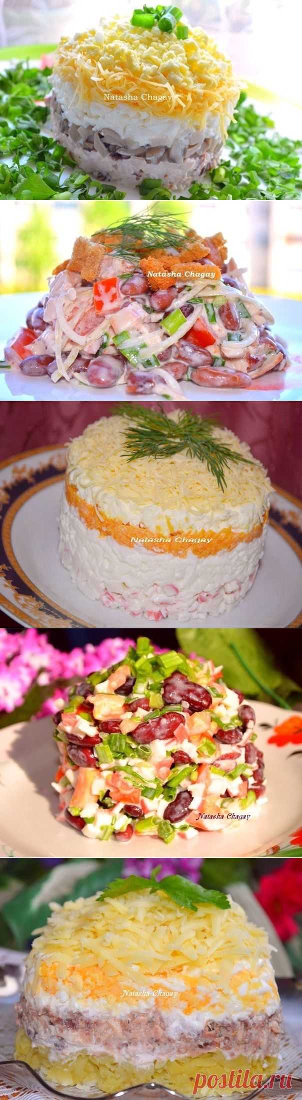 9 рецептов самых вкусных салатов от Натальи Чагай - Простые рецепты Овкусе.ру