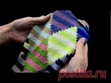How to Knit Intarsia knitting Part 1 - k1p1 TV Hand knitting designer, author and lecturer Ruth Herring demonstrates how to knit Intarsia colour work. In part 1, learn how to twist the colours and how to produce an even tension throughout. Part 2 will show you how to darn in the tail ends to neaten th. Knit, How, Art, Knitting,