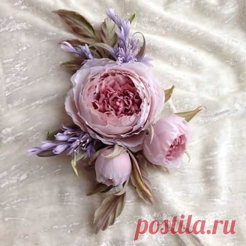 #украшениедляволос#украшениедляпрически#украшениядляневесты#ручнаяработаназаказ#ручнаяработа#цветыиз - silk_floristry