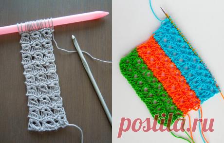 Вяжем брумстик спицами проще чем крючком | Вяжи Онлайн | Яндекс Дзен