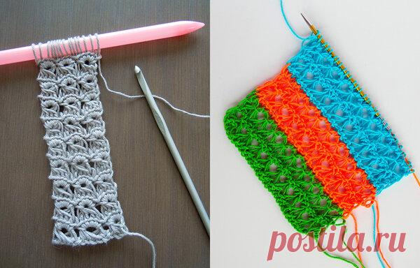 Вяжем брумстик спицами проще чем крючком | Вяжи Онлайн | Яндекс Дзен