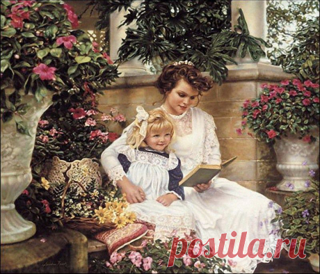 Счастливый мир детства / Художница Sandra Kuck