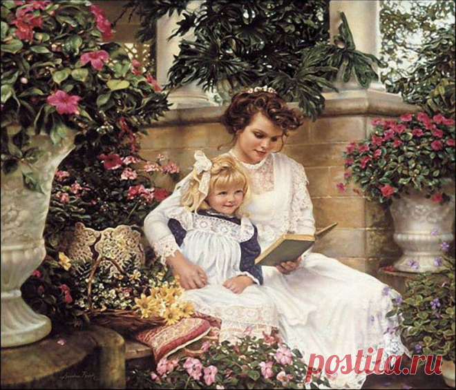 Счастливый мир детства / Художница Sandra Kuck