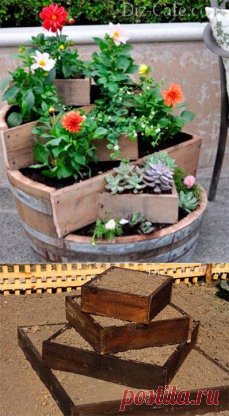 Многоярусные клумбы своими руками: правила и варианты оформления