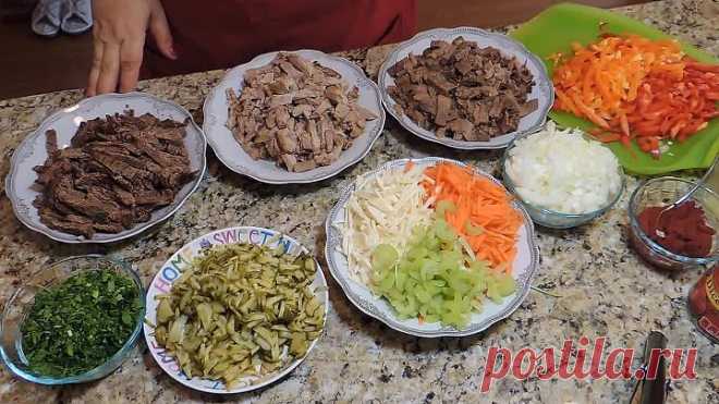 Вкуснейшая сборная солянка