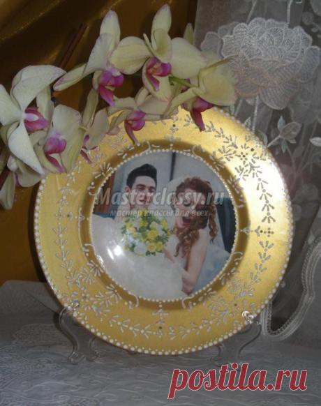 Трелочка-фоторамка «Наши молодожены» ко дню Святого Валентина. Мастер класс с пошаговым фото
